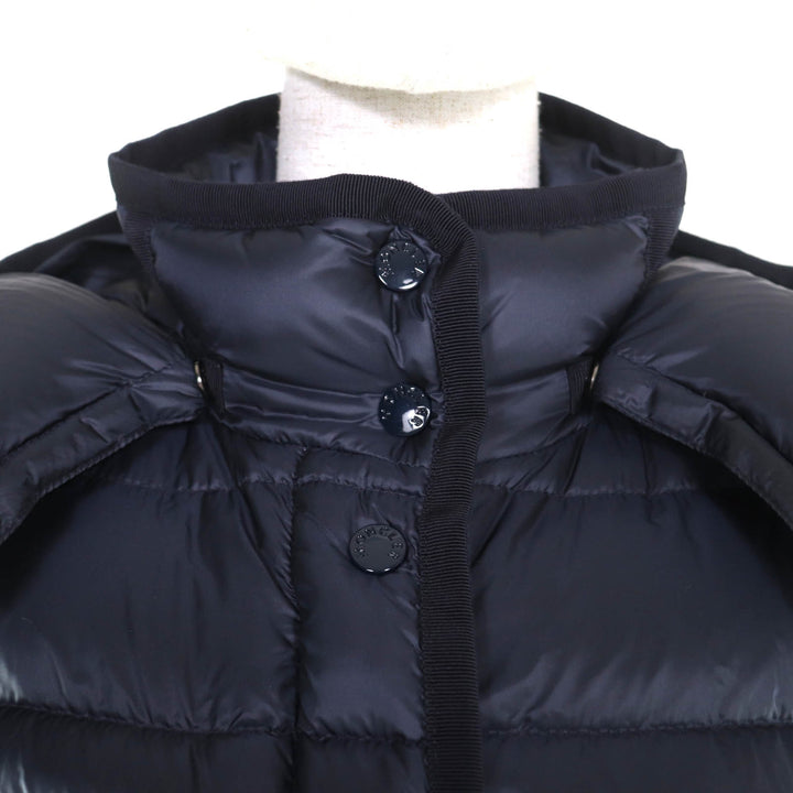 Pristine MONCLER down coat HERMINE Navy Nylon Women 0