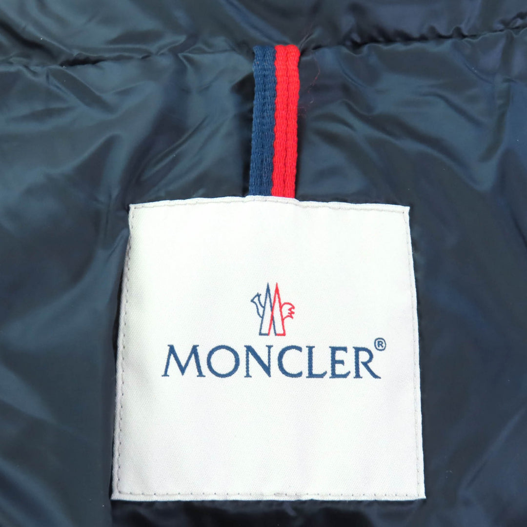 Pristine MONCLER down coat HERMINE Navy Nylon Women 0