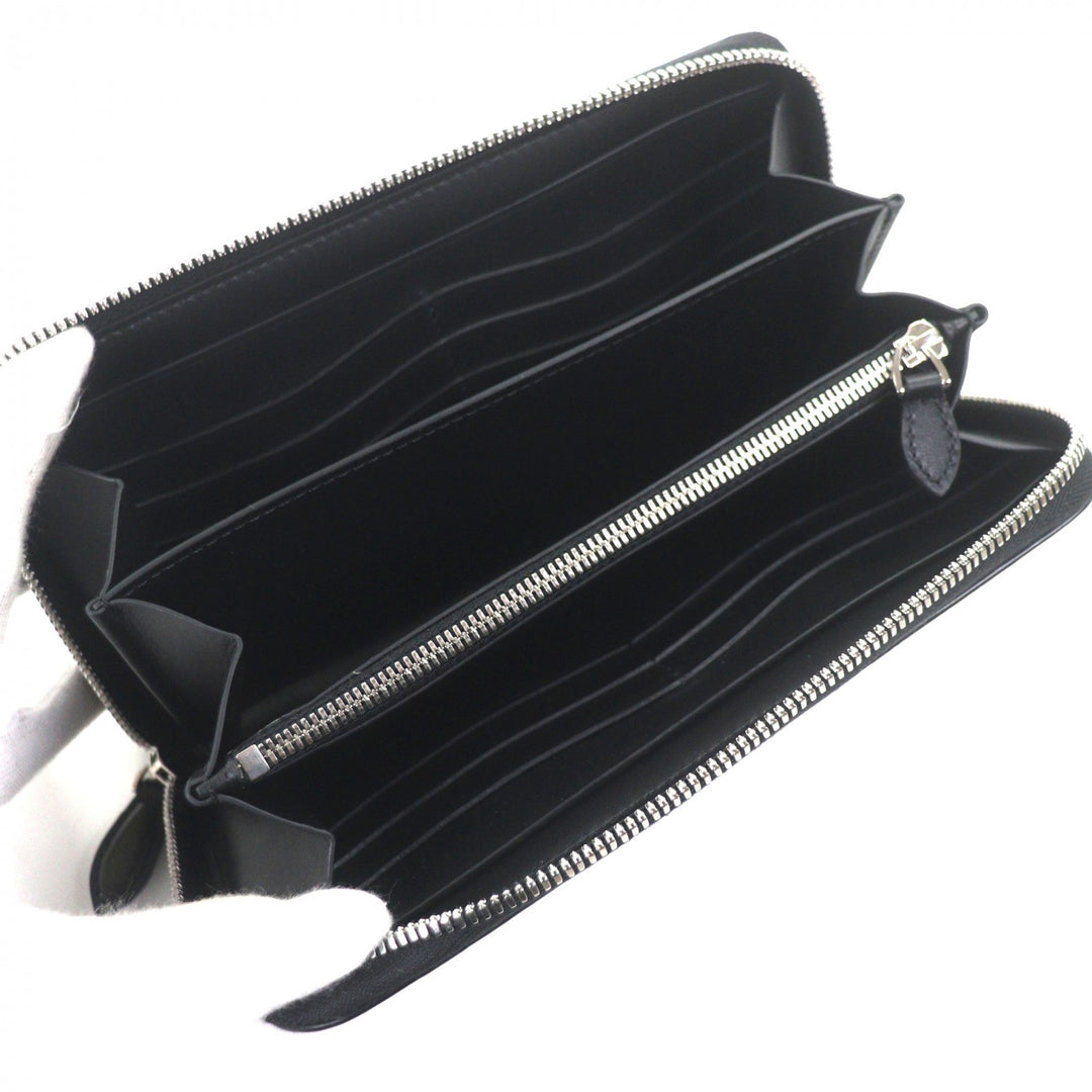 Pristine BERLUTI Purse Itauba Calligraphic Patine Dark brown leather mens
