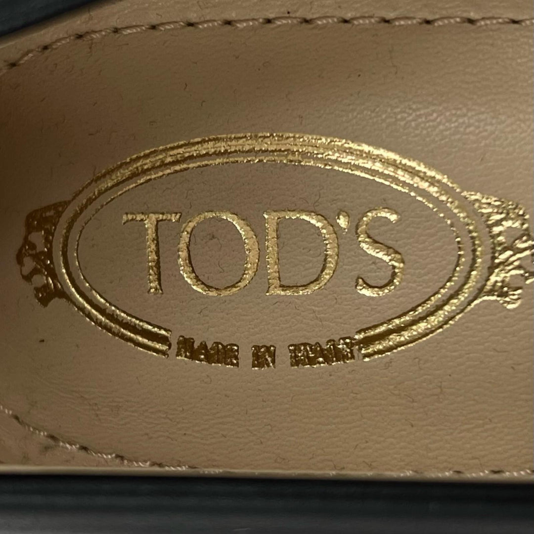 Pristine TOD’S pumps Chain motif black Women 34.5