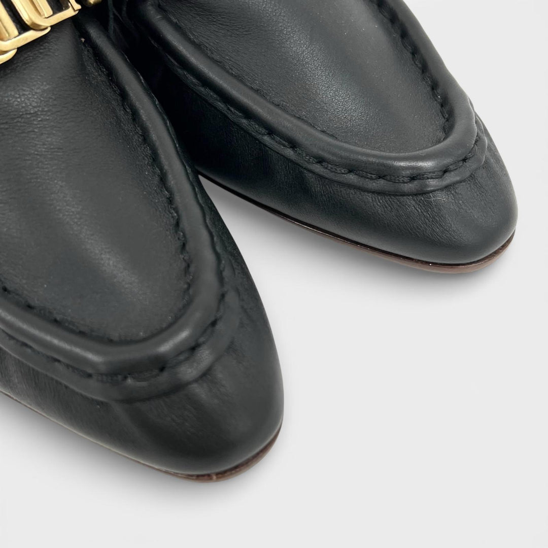 Pristine TOD’S pumps Chain motif black Women 34.5
