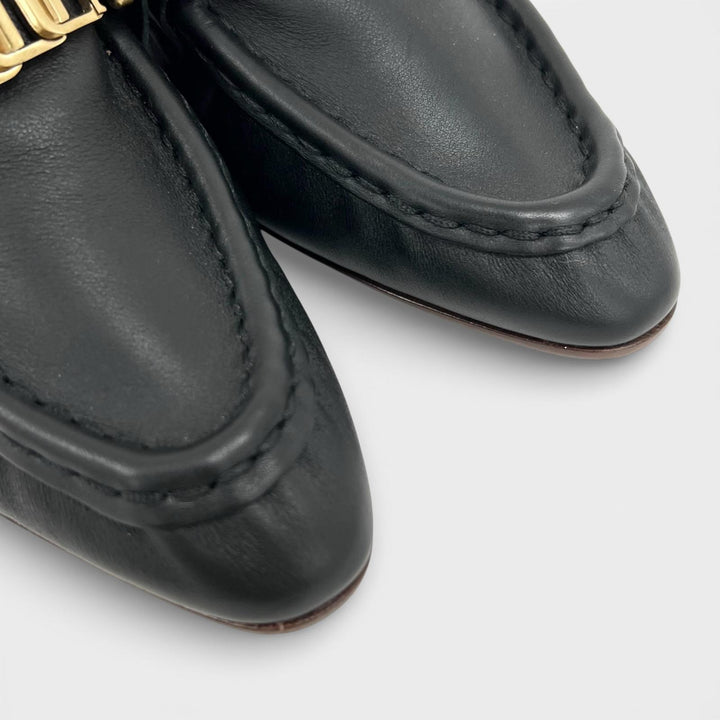 Pristine TOD’S pumps Chain motif black Women 34.5