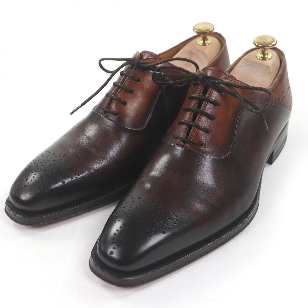 Great MAGNANNI Dress shoes Medallion Lace-up Business Shoes Brown