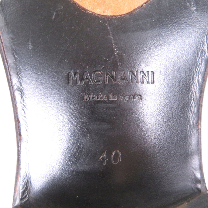 Great MAGNANNI Dress shoes Medallion Lace-up Business Shoes Brown