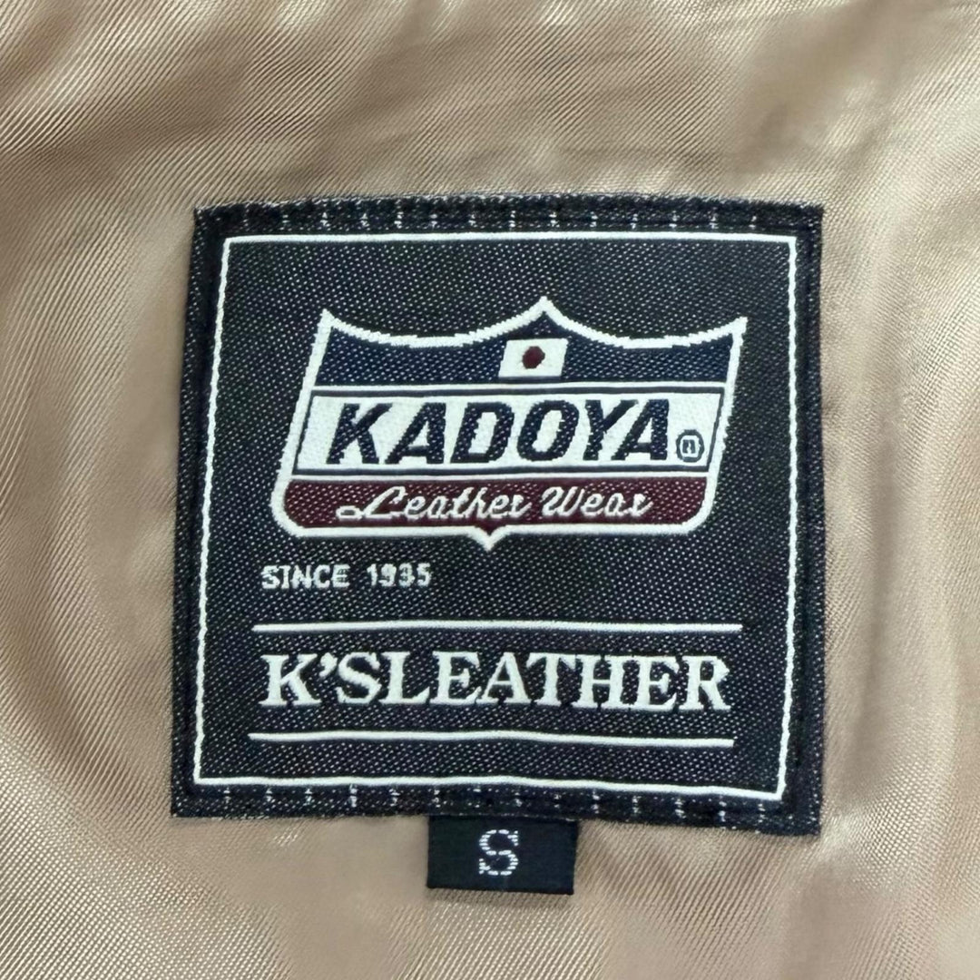 Discounted Great KADOYA Leather jacket Ks LEATHER Stand Collar Leather Jacket