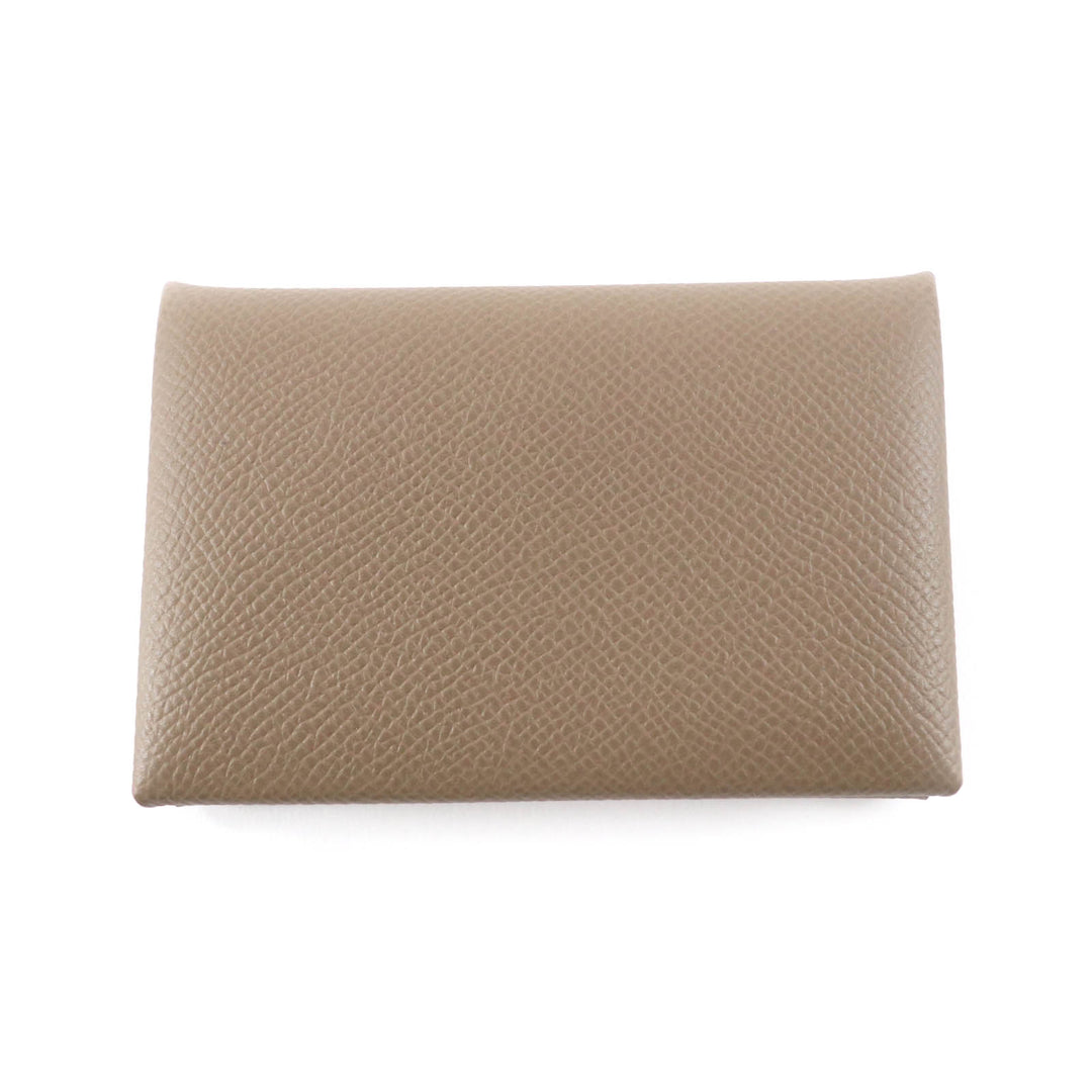 新品 HERMES カードケース カルヴィ 名刺入れ エプソンレザー レディース