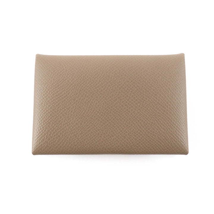 新品 HERMES カードケース カルヴィ 名刺入れ エプソンレザー レディース