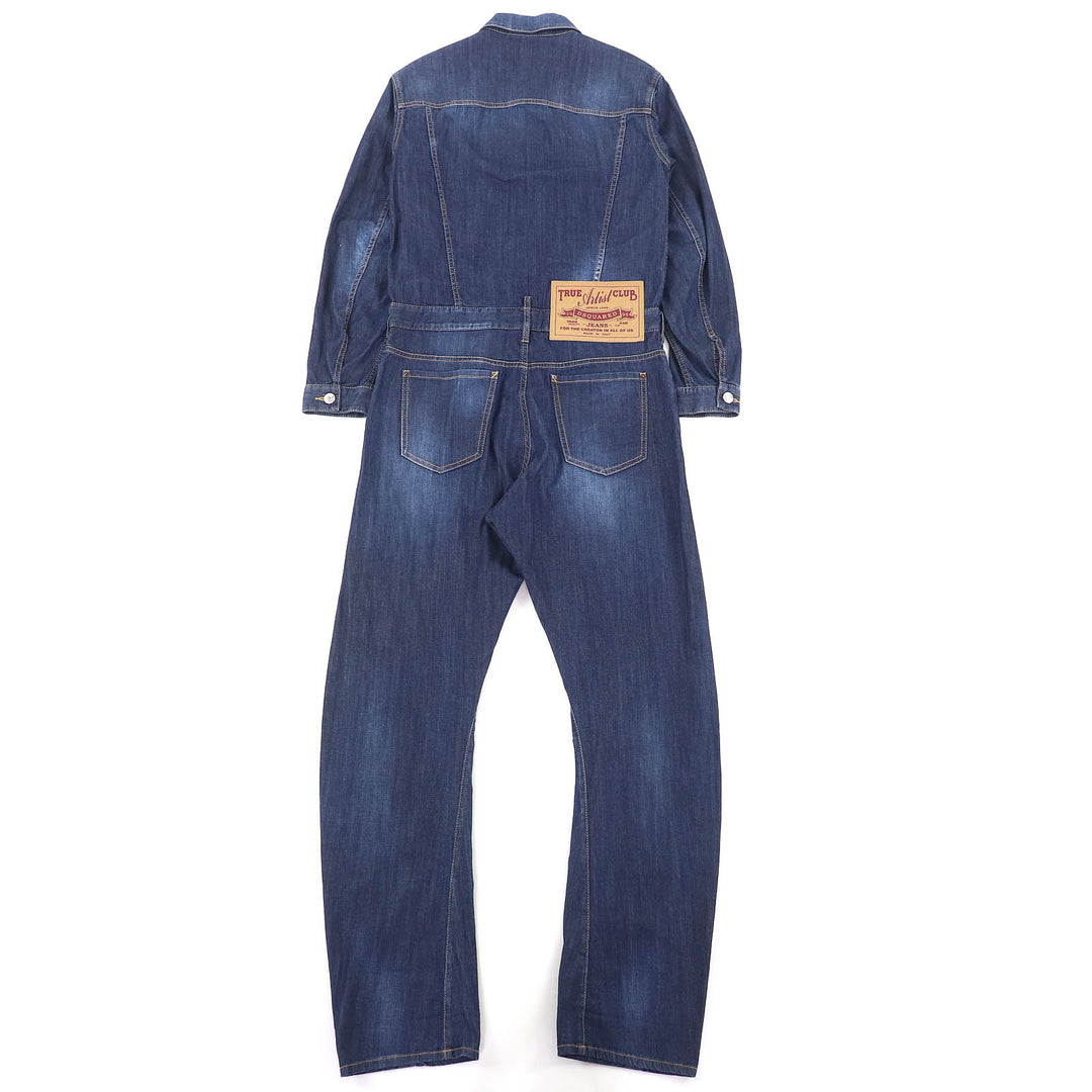 Great DSQUARED2 Overall Denim all-in-one jumpsuit Indigo blue 34 S75FP0068
