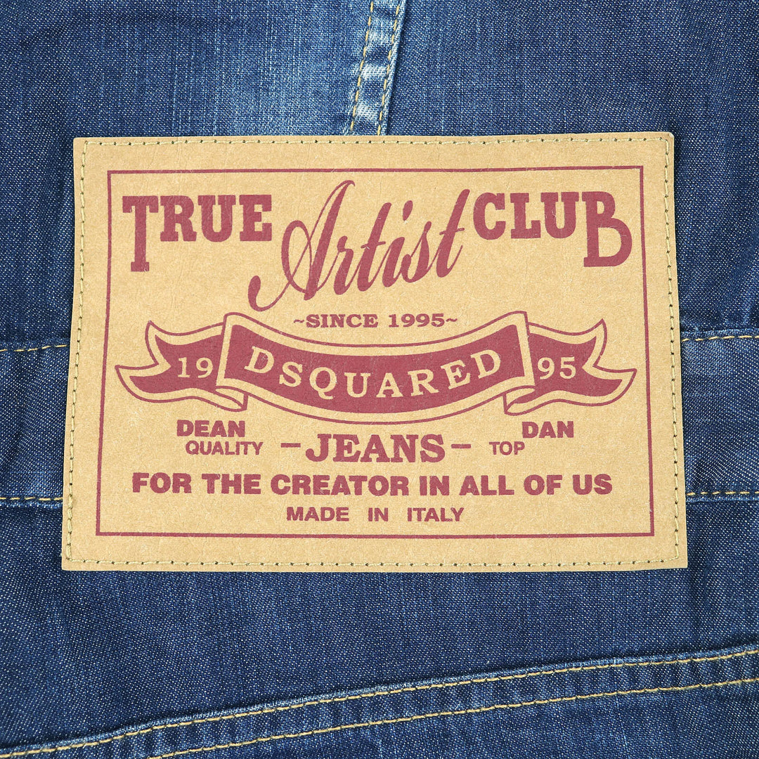 Great DSQUARED2 Overall Denim all-in-one jumpsuit Indigo blue 34 S75FP0068