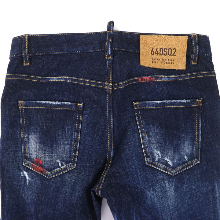 Great DSQUARED2 Denim pants Indigo blue cotton Women 36 S75LB0830