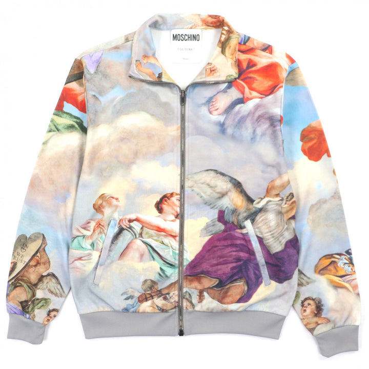 Excellent MOSCHINO Track jacket multicolor polyester mens 50 QR0238304
