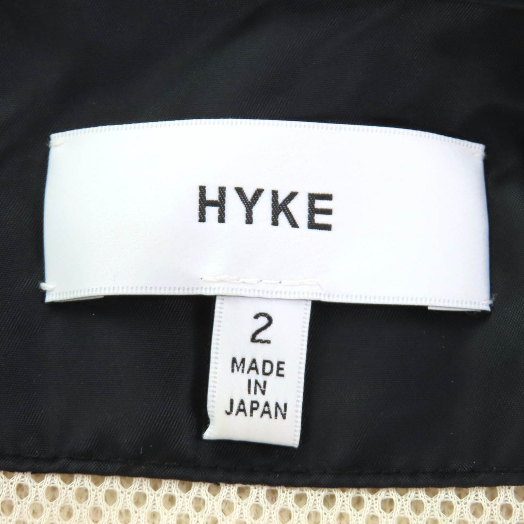 Excellent HYKE coat white polyester Women 2 182-17175