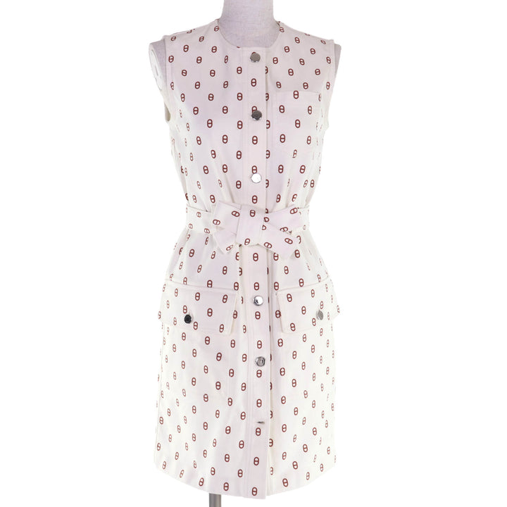 Excellent HERMES one piece white cotton Women 34 4E0552D3