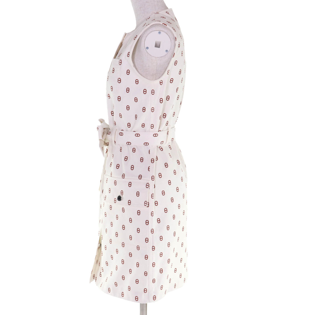 Excellent HERMES one piece white cotton Women 34 4E0552D3