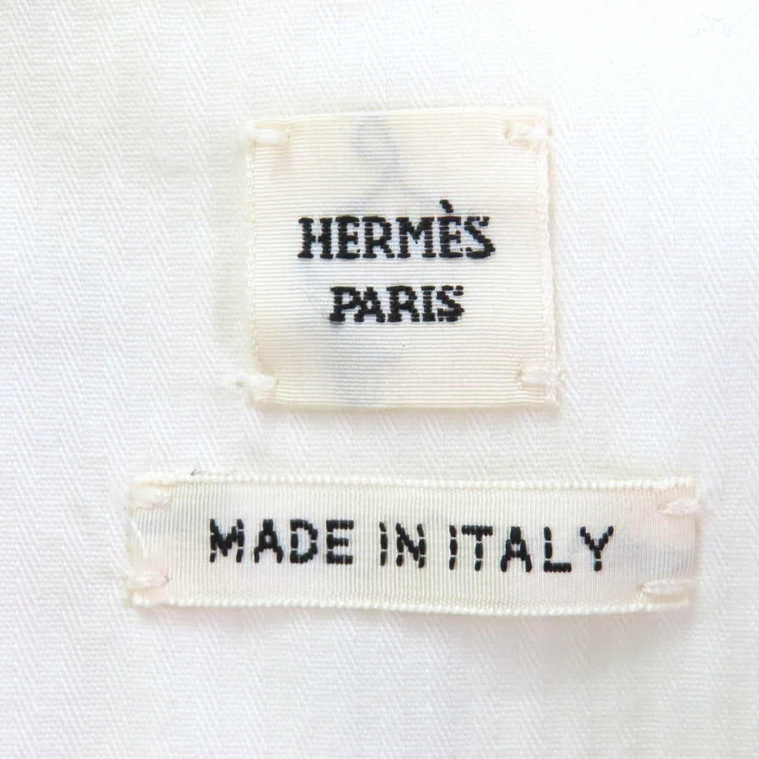 Excellent HERMES one piece white cotton Women 34 4E0552D3