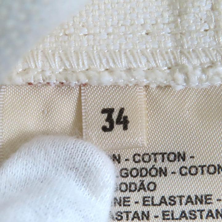 Excellent HERMES one piece white cotton Women 34 4E0552D3