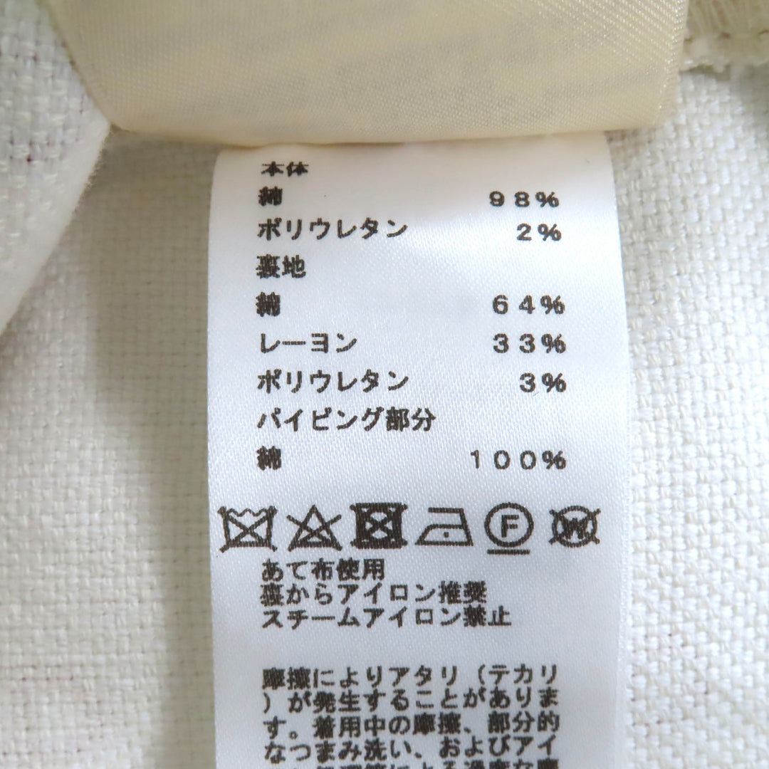 Excellent HERMES one piece white cotton Women 34 4E0552D3