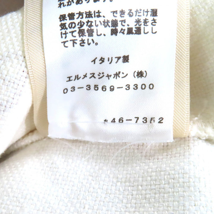 Excellent HERMES one piece white cotton Women 34 4E0552D3