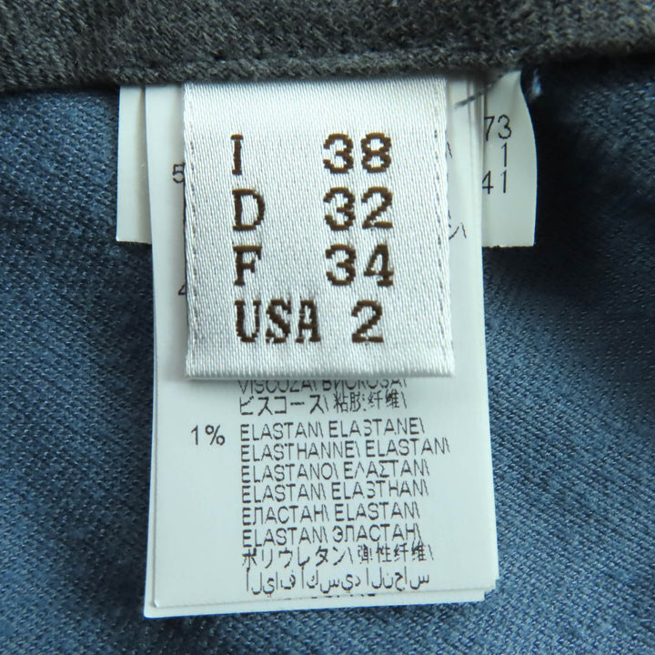 Excellent Brunello Cucinelli Pants Velor blue cotton Women 38 MA088P6477