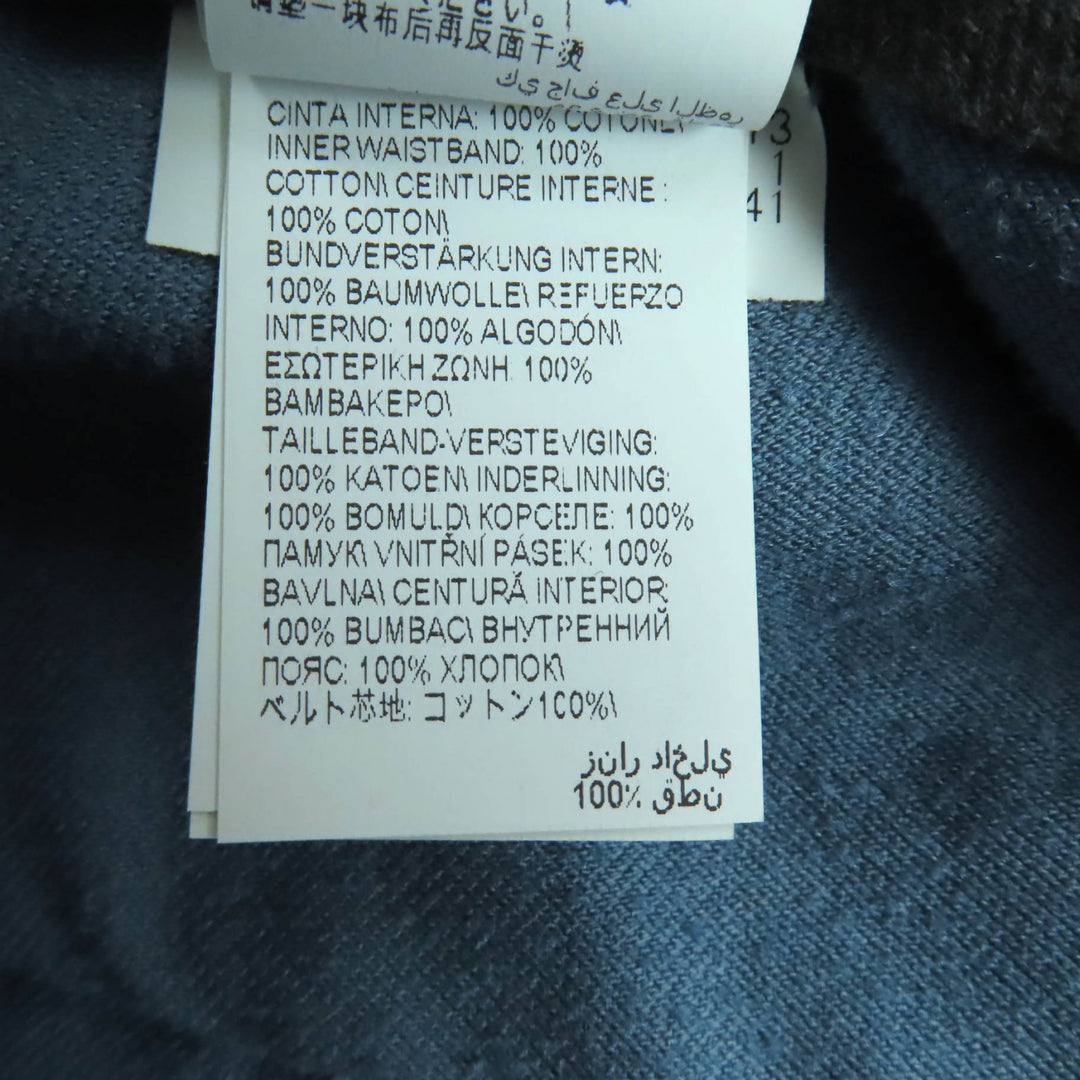 Excellent Brunello Cucinelli Pants Velor blue cotton Women 38 MA088P6477