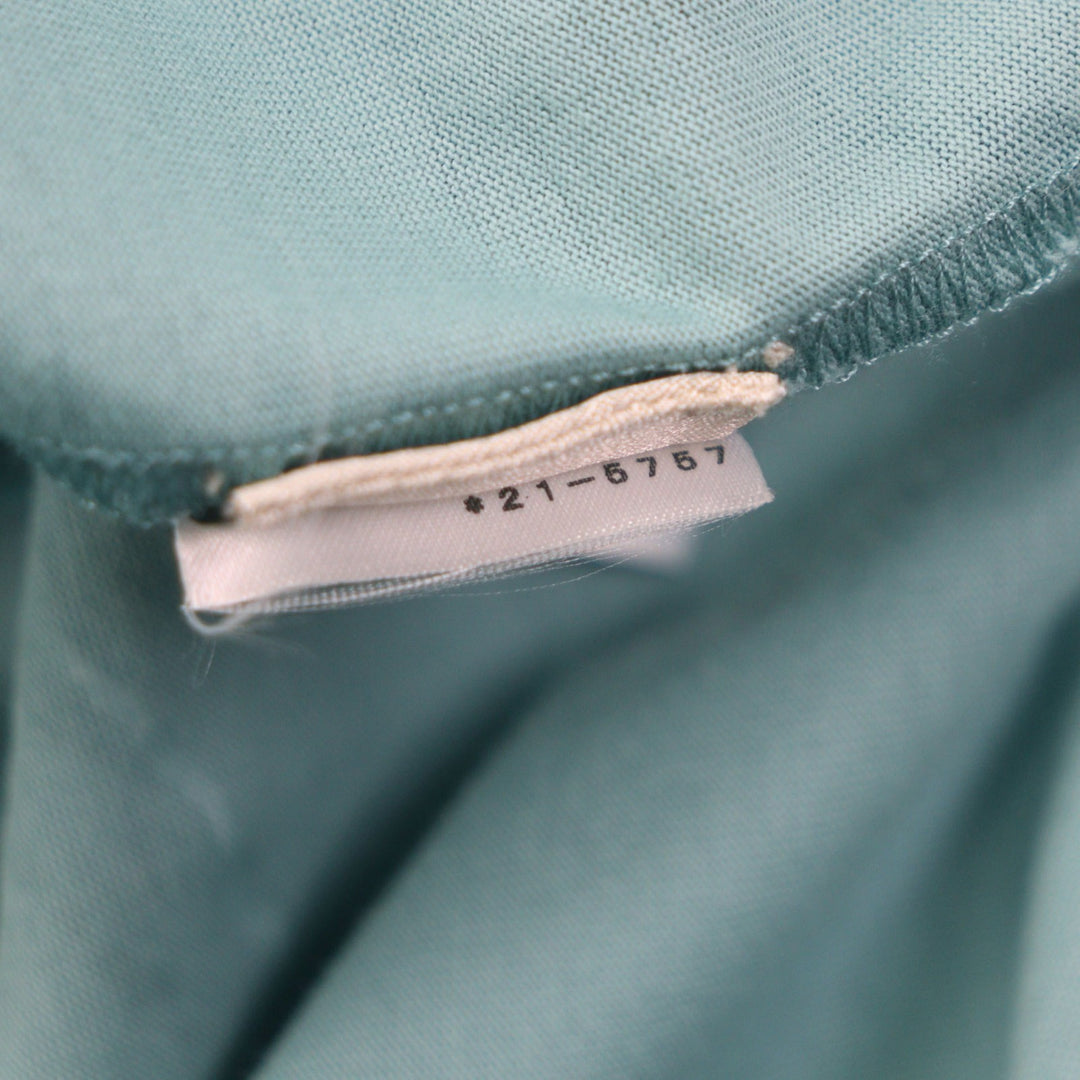 Great HERMES Short sleeve T-shirt caval card blue cotton mens M 21-5757