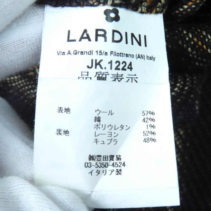 Excellent LARDINI tailored jacket MOWEAR Striped Single-Breasted 46 JU903AQ43