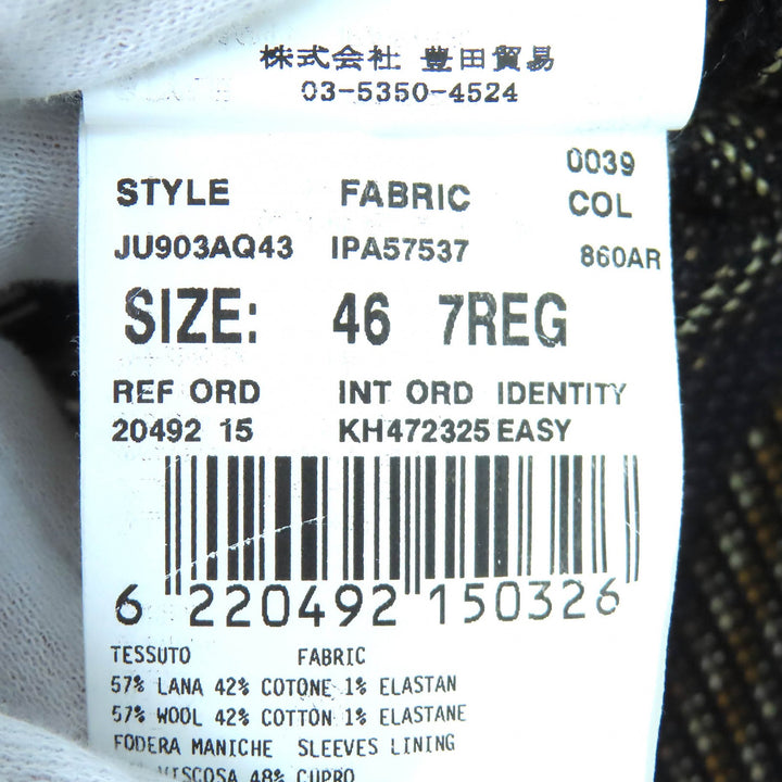 Excellent LARDINI tailored jacket MOWEAR Striped Single-Breasted 46 JU903AQ43
