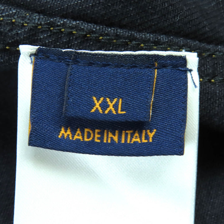 Great LOUIS VUITTON Denim work jacket with embroidered logo XXL