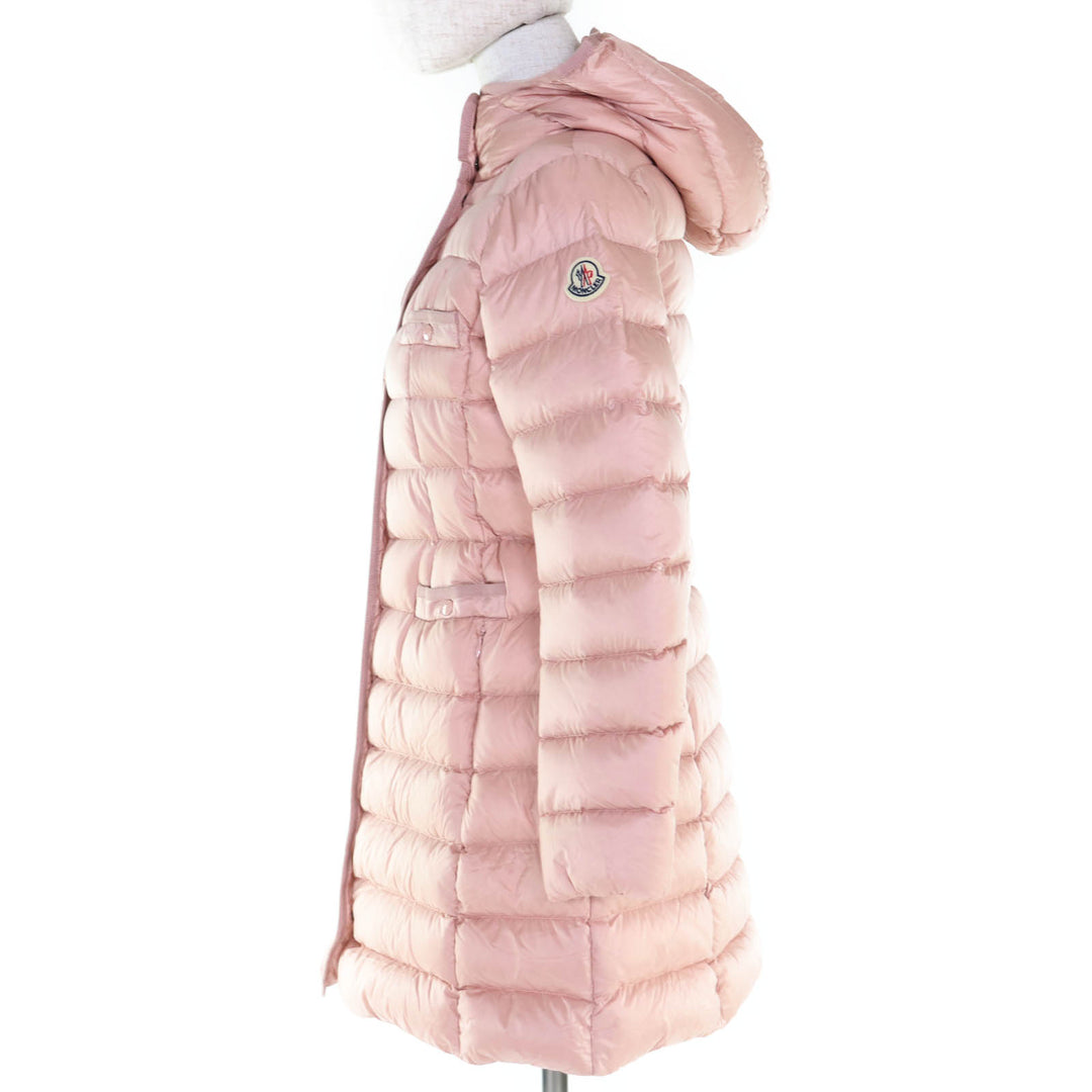 Pristine MONCLER down coat HIRMA pink Nylon Kids I29541C00014
