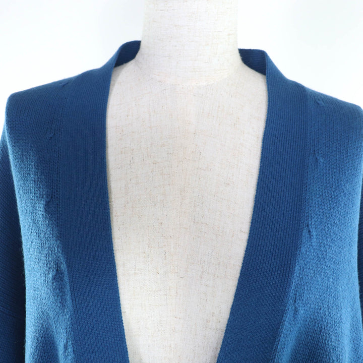 Great HERMES cardigan blue cashmere Women 38 2E2104D1