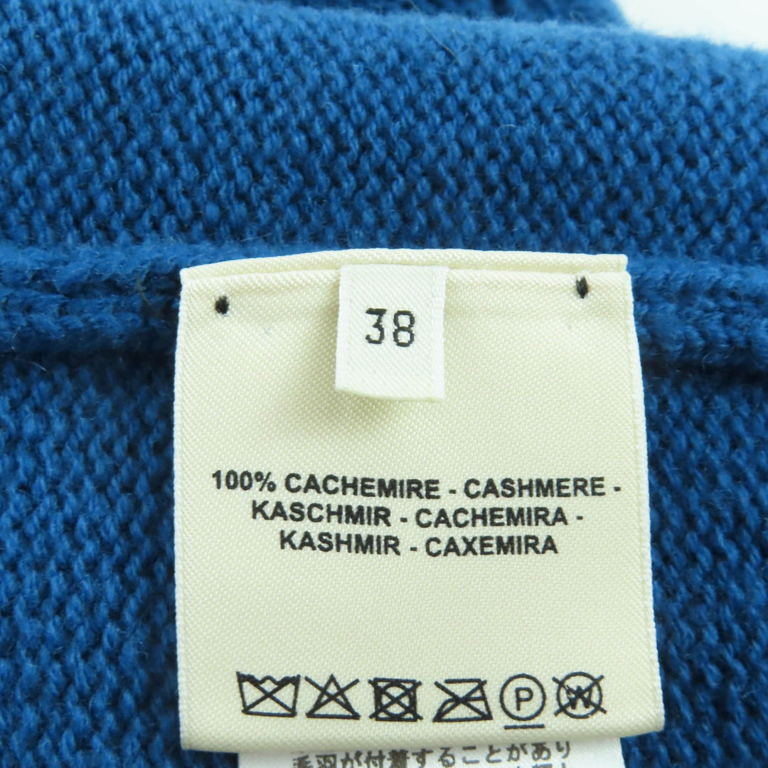 Great HERMES cardigan blue cashmere Women 38 2E2104D1