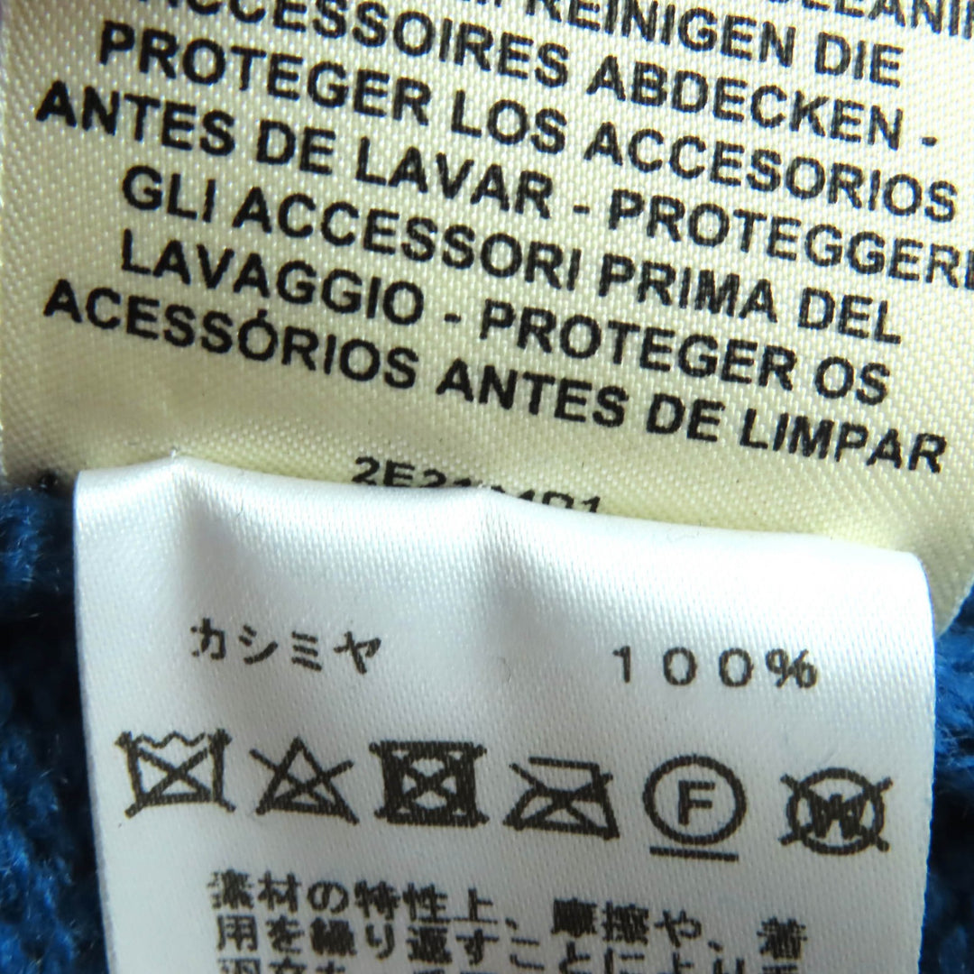 Great HERMES cardigan blue cashmere Women 38 2E2104D1
