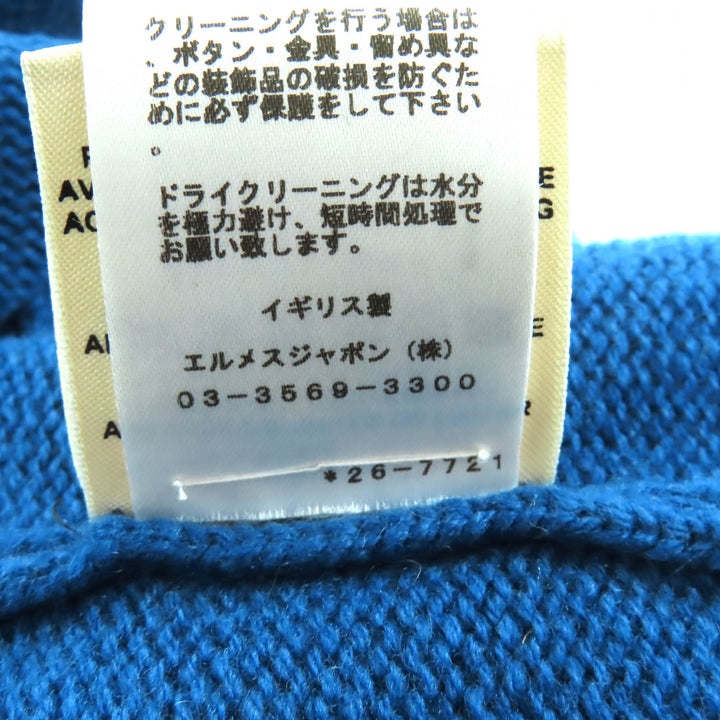 Great HERMES cardigan blue cashmere Women 38 2E2104D1