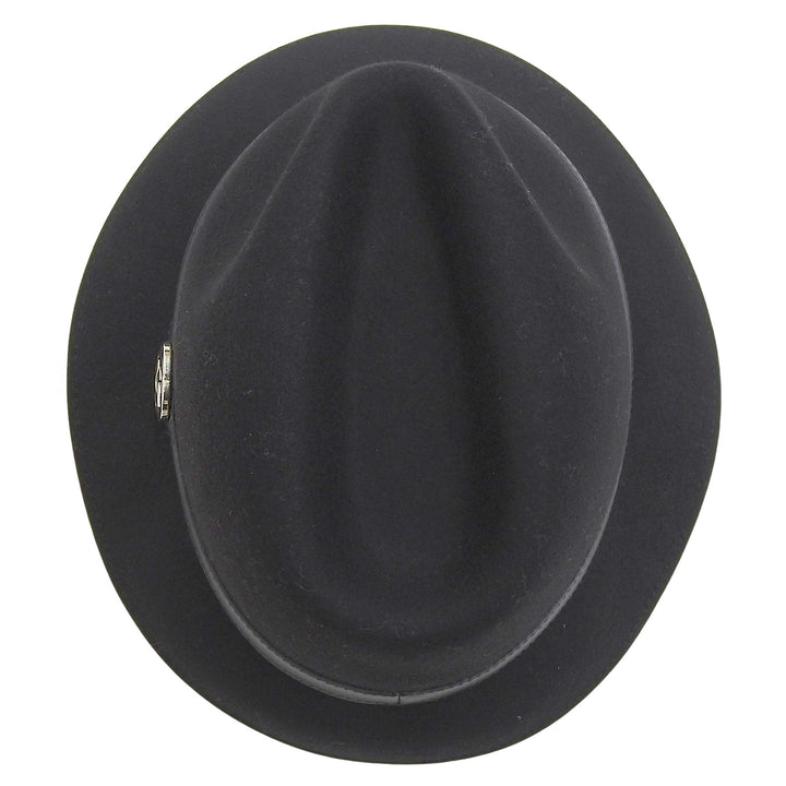 Excellent GUCCI hat black wool mens L 323166