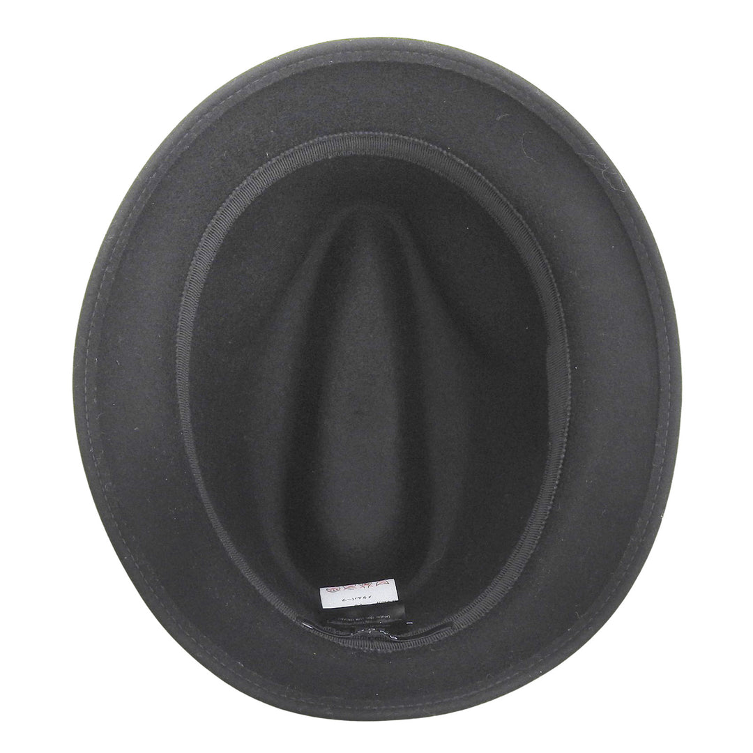 Excellent GUCCI hat black wool mens L 323166