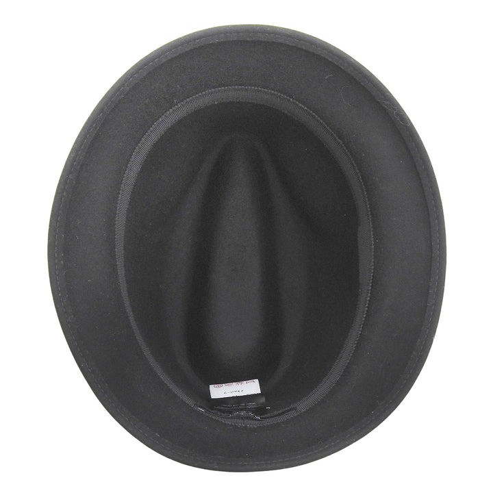 Excellent GUCCI hat black wool mens L 323166