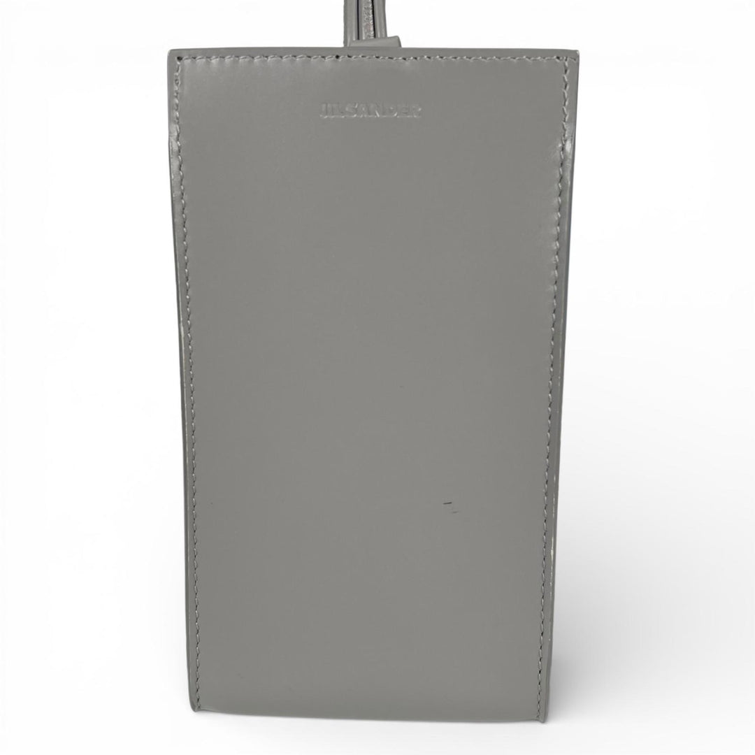 Great JIL SANDER iPhone case TANGLE Phone case gray leather Women