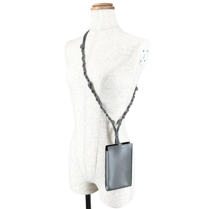 Great JIL SANDER iPhone case TANGLE Phone case gray leather Women