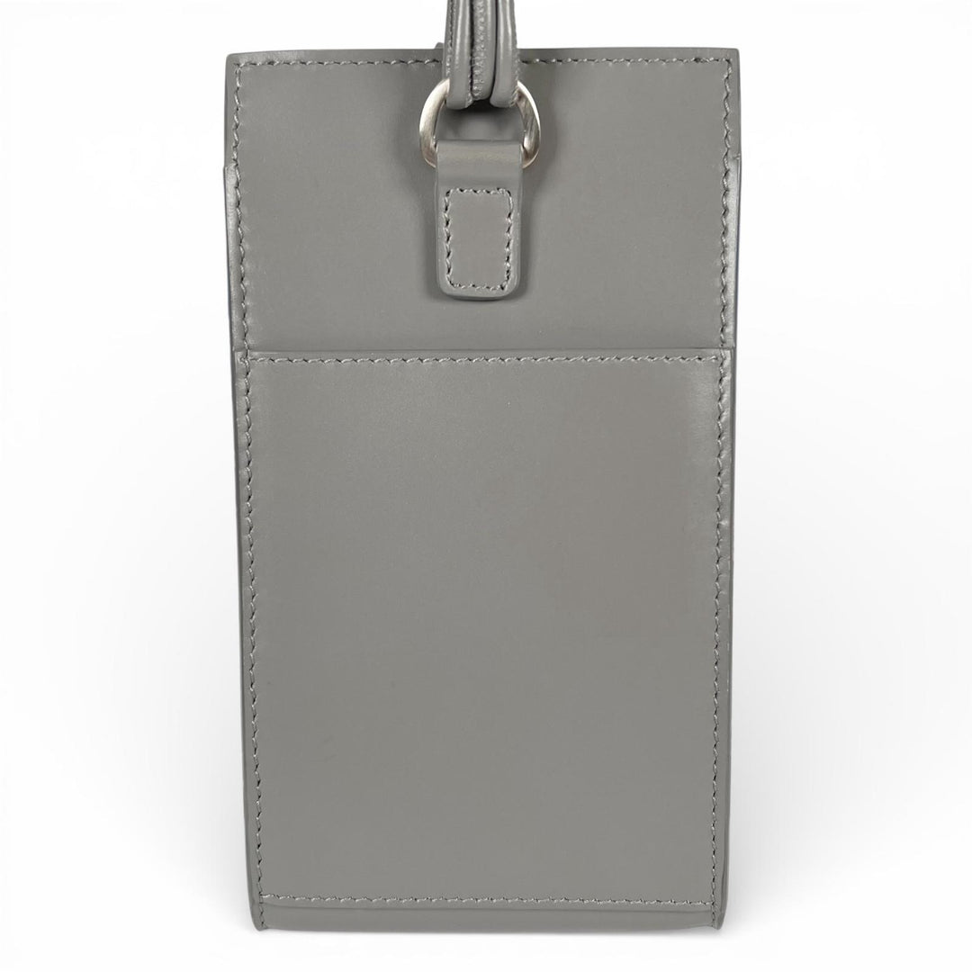 Great JIL SANDER iPhone case TANGLE Phone case gray leather Women