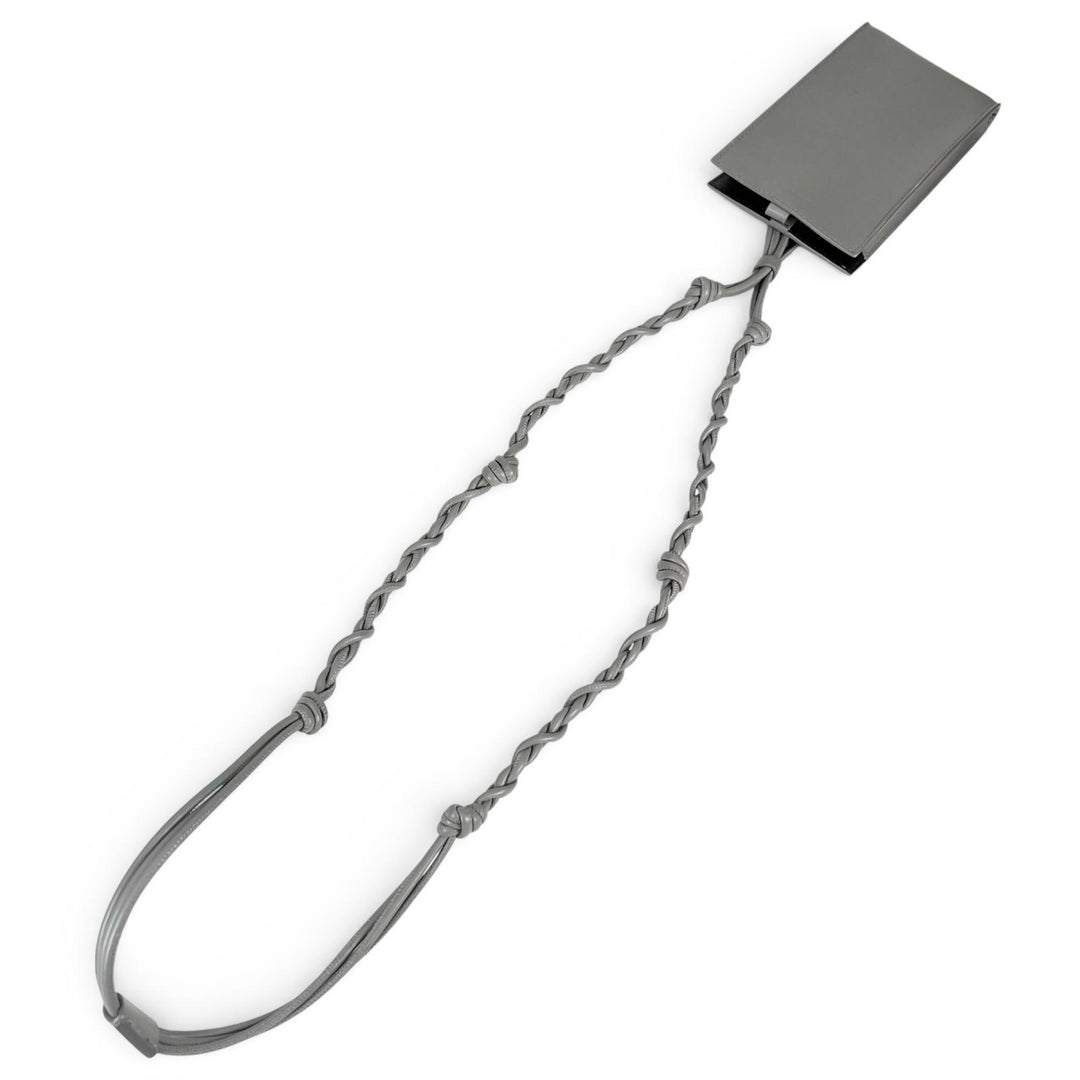 Great JIL SANDER iPhone case TANGLE Phone case gray leather Women