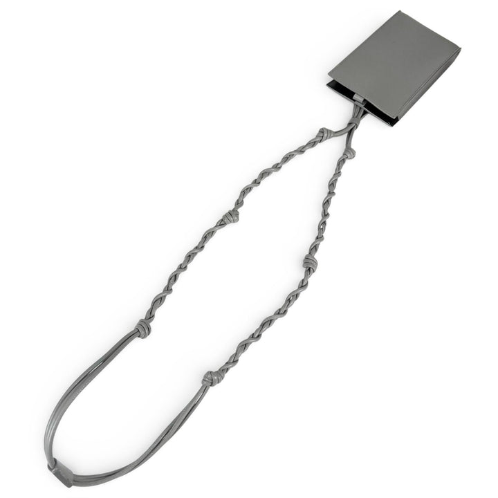 Great JIL SANDER iPhone case TANGLE Phone case gray leather Women