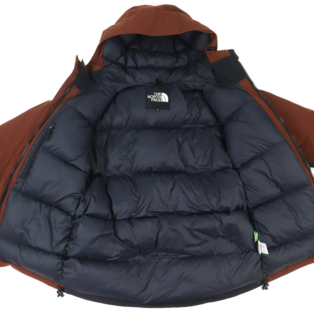 Great THE NORTH FACE Mountain Down Jacket GORE-TEX Brown M ND92237