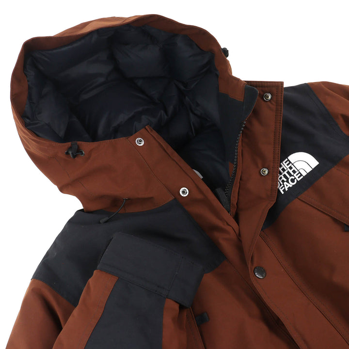 Great THE NORTH FACE Mountain Down Jacket GORE-TEX Brown M ND92237