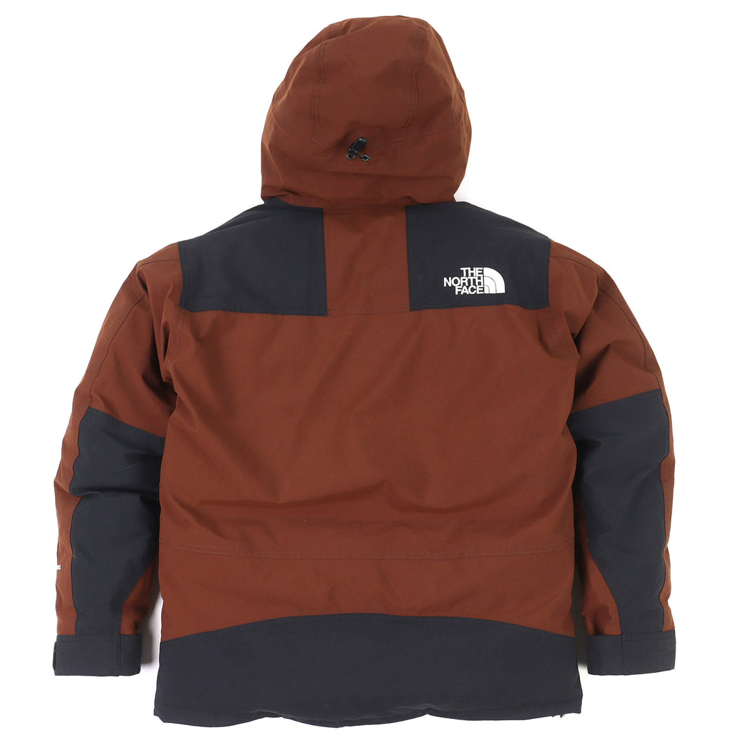 Great THE NORTH FACE Mountain Down Jacket GORE-TEX Brown M ND92237