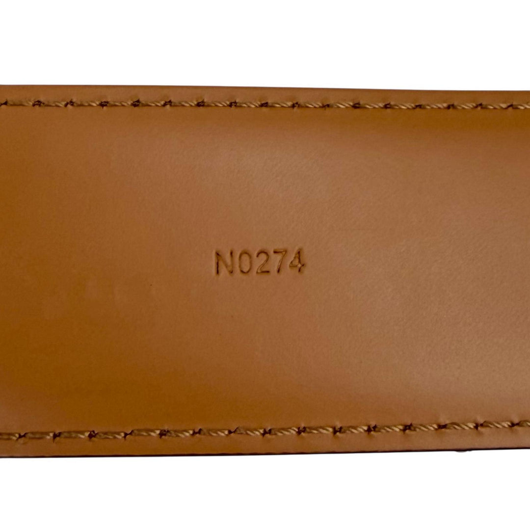 Great BERLUTI belt Brown leather mens
