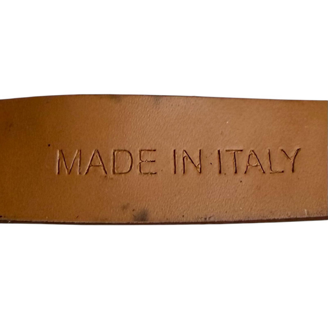 Great BERLUTI belt Brown leather mens