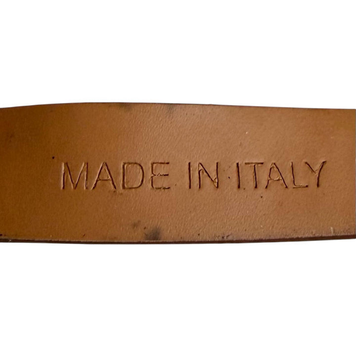 Great BERLUTI belt Brown leather mens