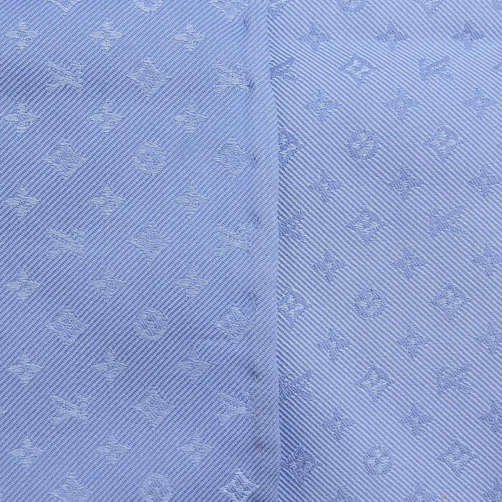 Excellent LOUIS VUITTON handkerchief blue silk mens M76266