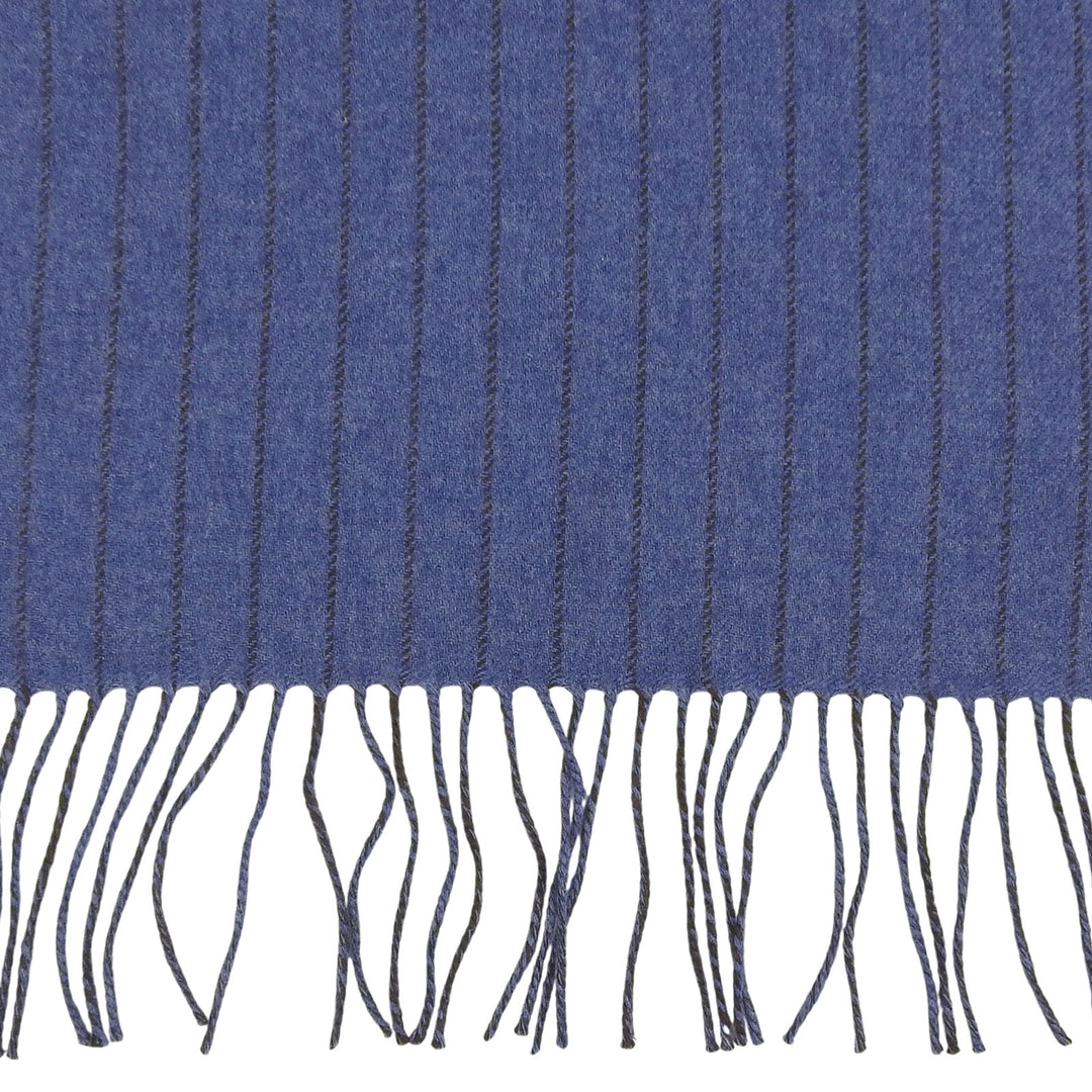 Excellent Dunhill Scarf blue cashmere mens