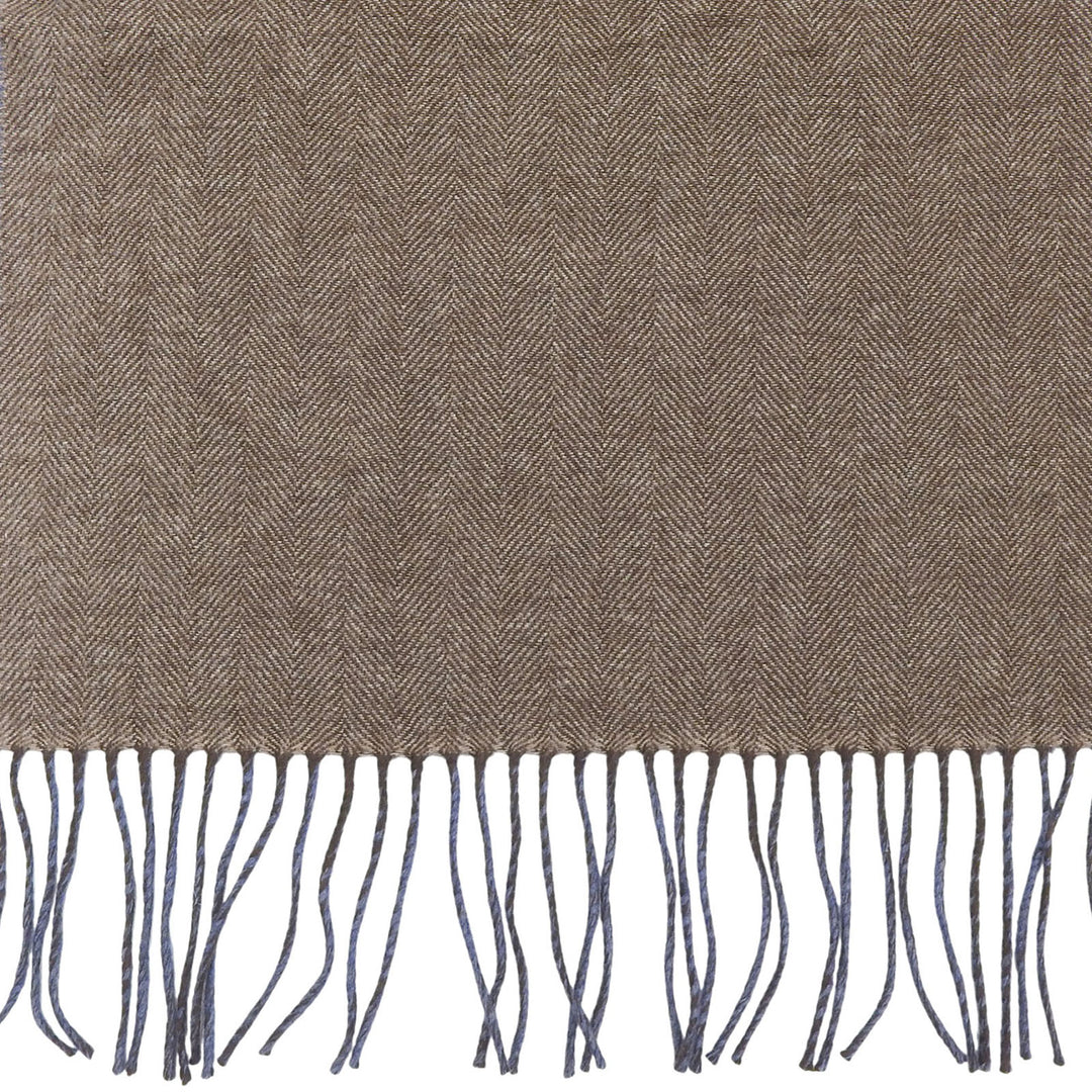 Excellent Dunhill Scarf blue cashmere mens